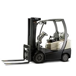 Class 4 internal combustion cushion tire forklift