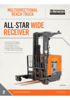 Toyota Multidirectional truck brochure